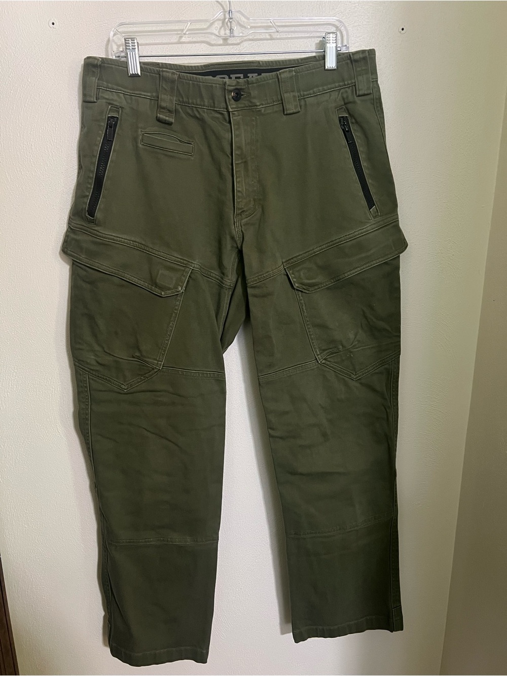 DULUTH TRADING Alaskan Hardgear AKHG Hammer Forged Cargo Pants Green‎ Mens 34x32